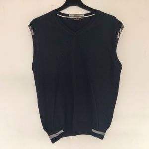 Blue Merino Vest, Russian brand